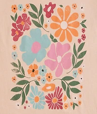 Girls - Floral Foliage T-Shirt
