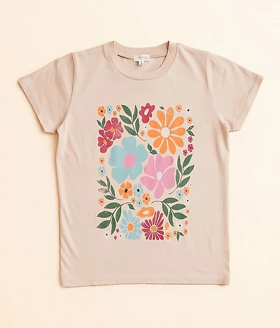 Girls - Floral Foliage T-Shirt
