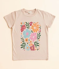 Girls - Floral Foliage T-Shirt