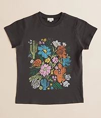 Girls - Floral & Cactus T-Shirt