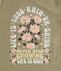 Girls - Life Is Good Rain Or Shine T-Shirt