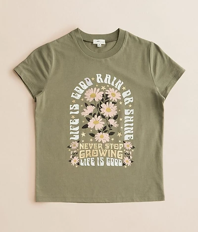 Girls - Life Is Good Rain Or Shine T-Shirt