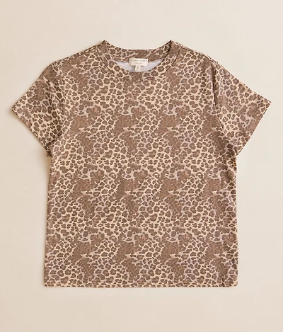 Girls - Washed Leopard T-Shirt