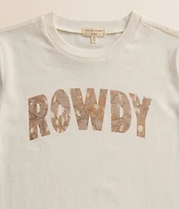 Girls - Rowdy Camo T-Shirt