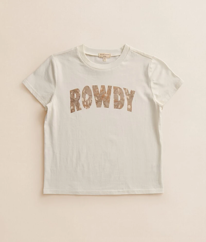 Girls - Rowdy Camo T-Shirt