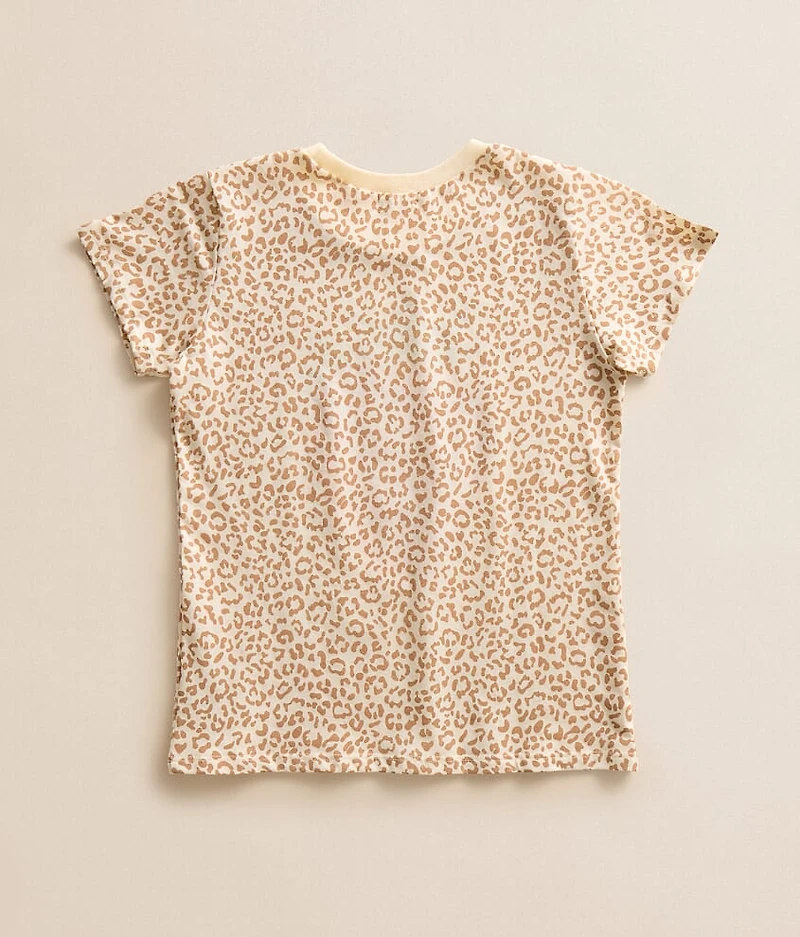 Girls - Strawberry Leopard T-Shirt