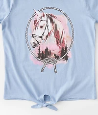 Girls - Front Tie T-Shirt