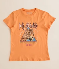 Girls - Def Leppard Oversized Band T-Shirt