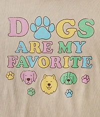 Girls - Dogs Are My Favorite T-Shirt