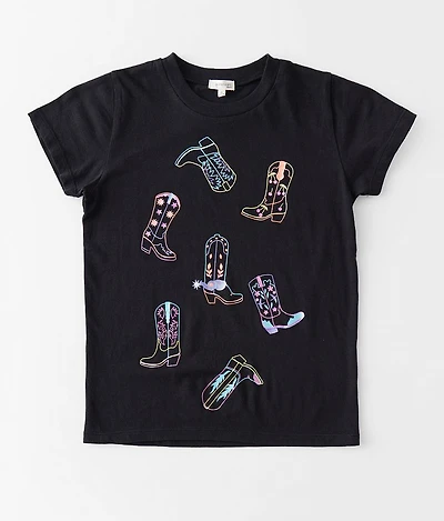 Girls - Cowgirl Boots T-Shirt