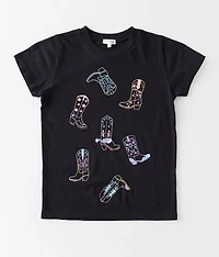 Girls - Cowgirl Boots T-Shirt