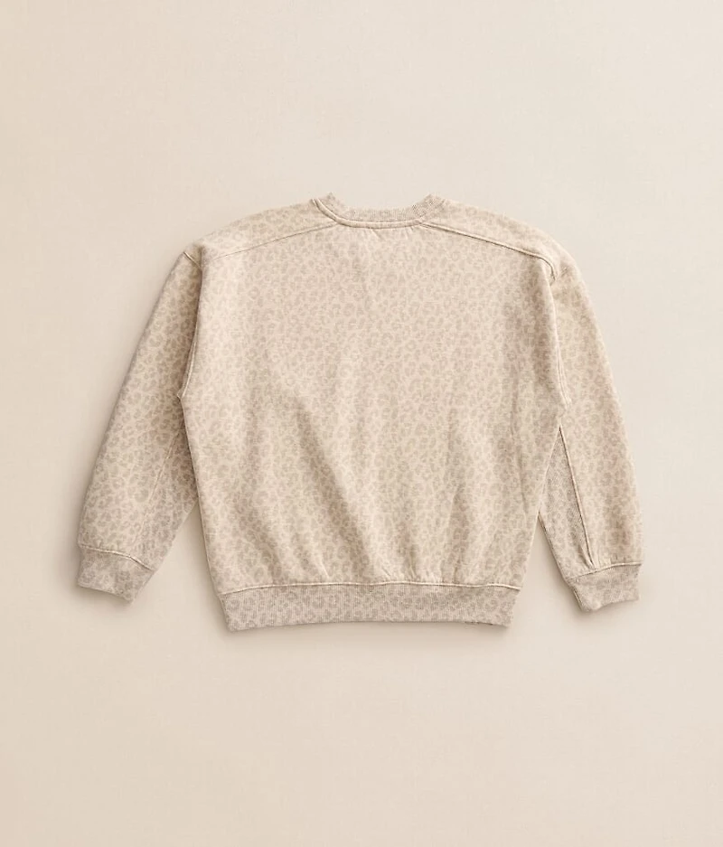 Girls - Cheetah Oversized Pullover