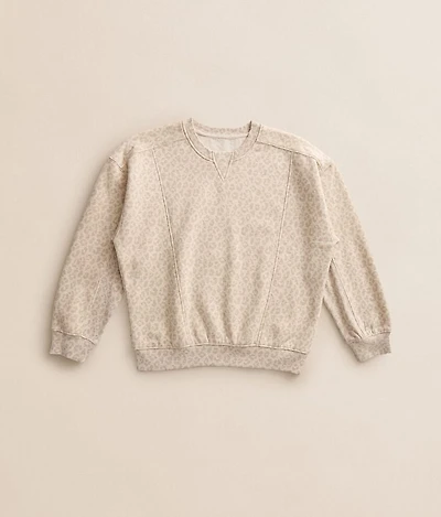 Girls - Cheetah Oversized Pullover