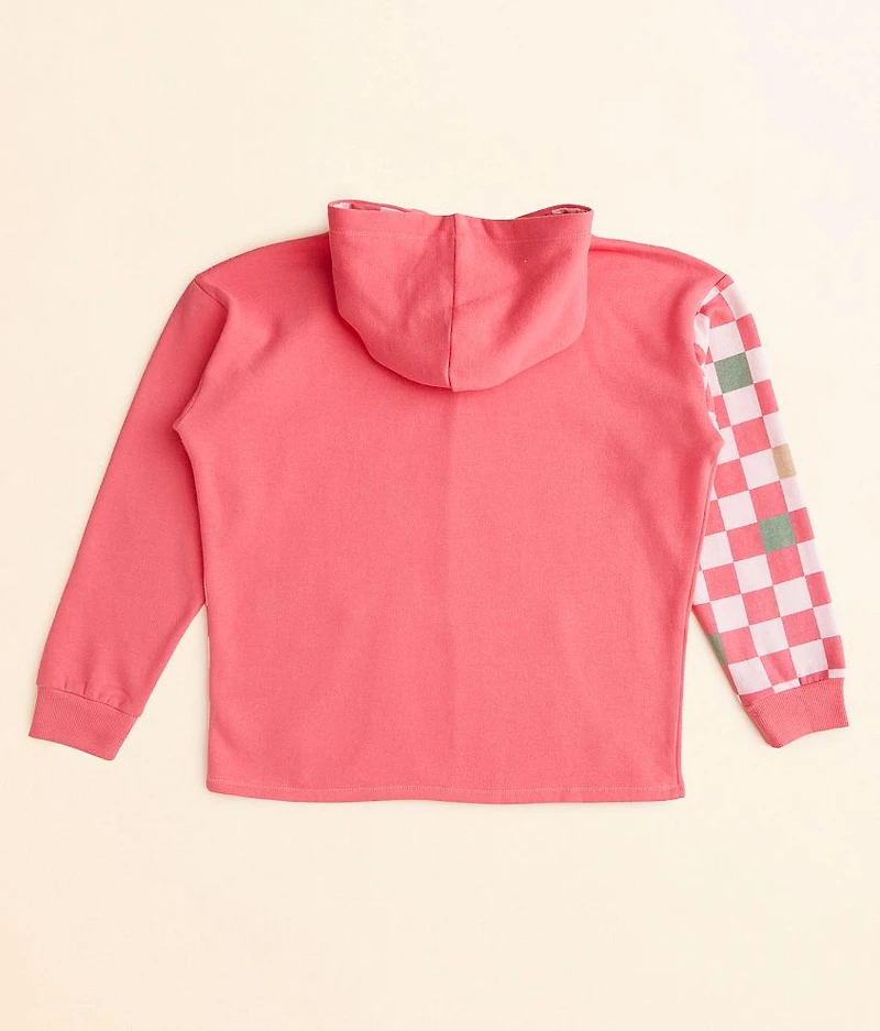Girls - Checker Hooded Sweatshirt