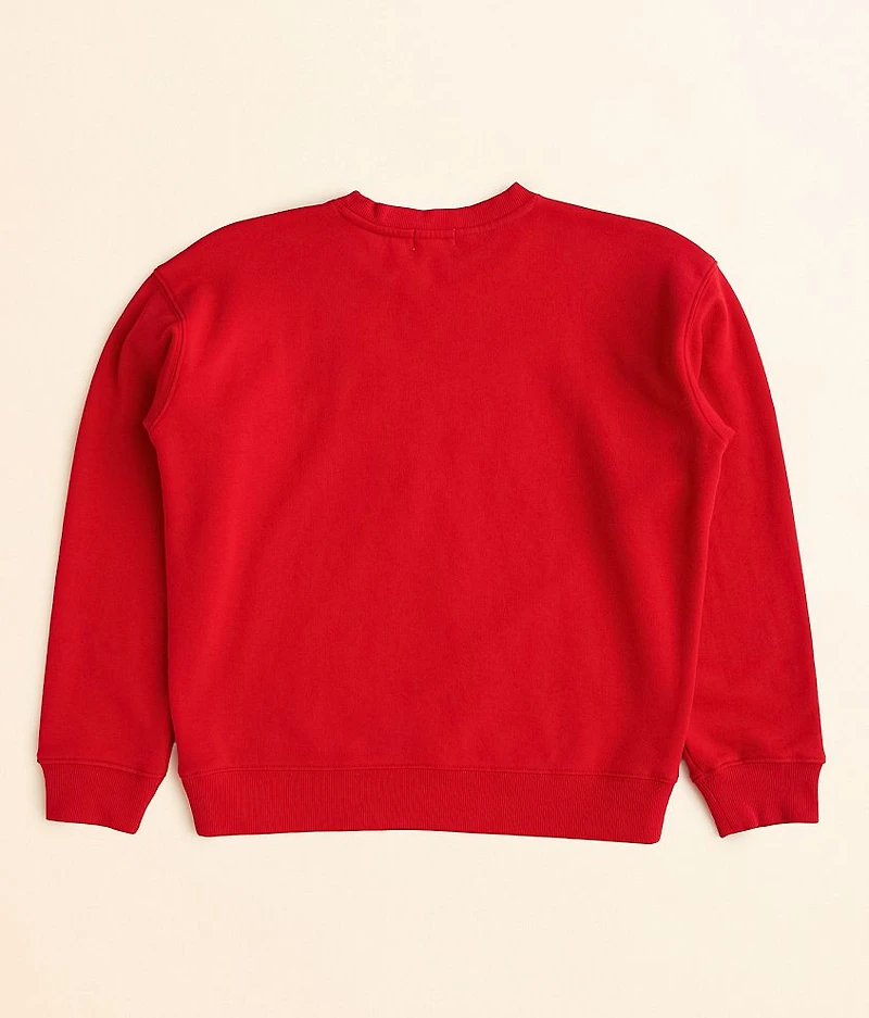 Girls - Floral Bow Pullover