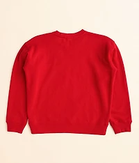 Girls - Floral Bow Pullover