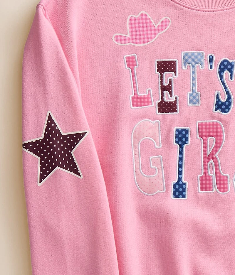 Girls - Let's Go Oversized Pullover