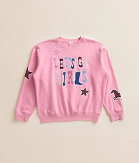 Girls - Let's Go Oversized Pullover
