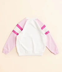 Girls - Leopard Lightning Bolt Pullover