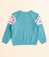 Girls - Checker Stripe Pullover