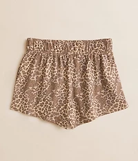 Girls - Washed Leopard Short