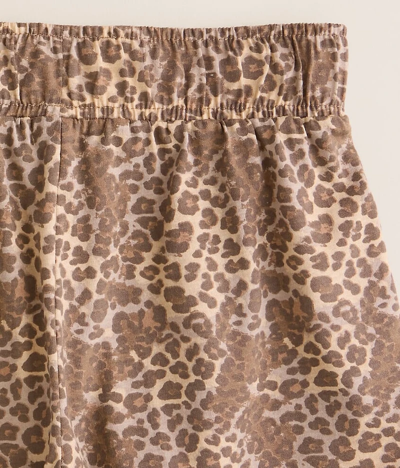 Girls - Washed Leopard Short