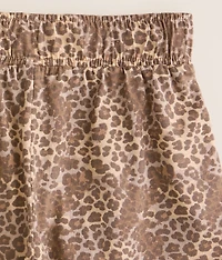 Girls - Washed Leopard Short