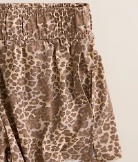 Girls - Washed Leopard Short