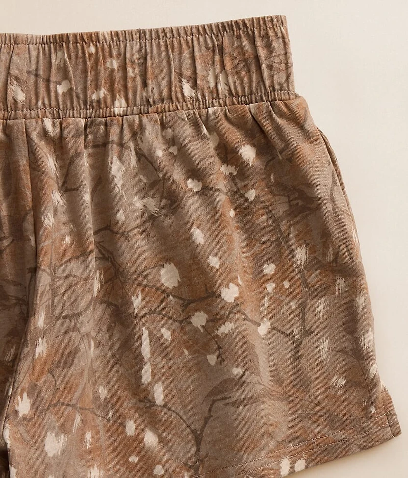 Girls - Camo Stretch Shorts