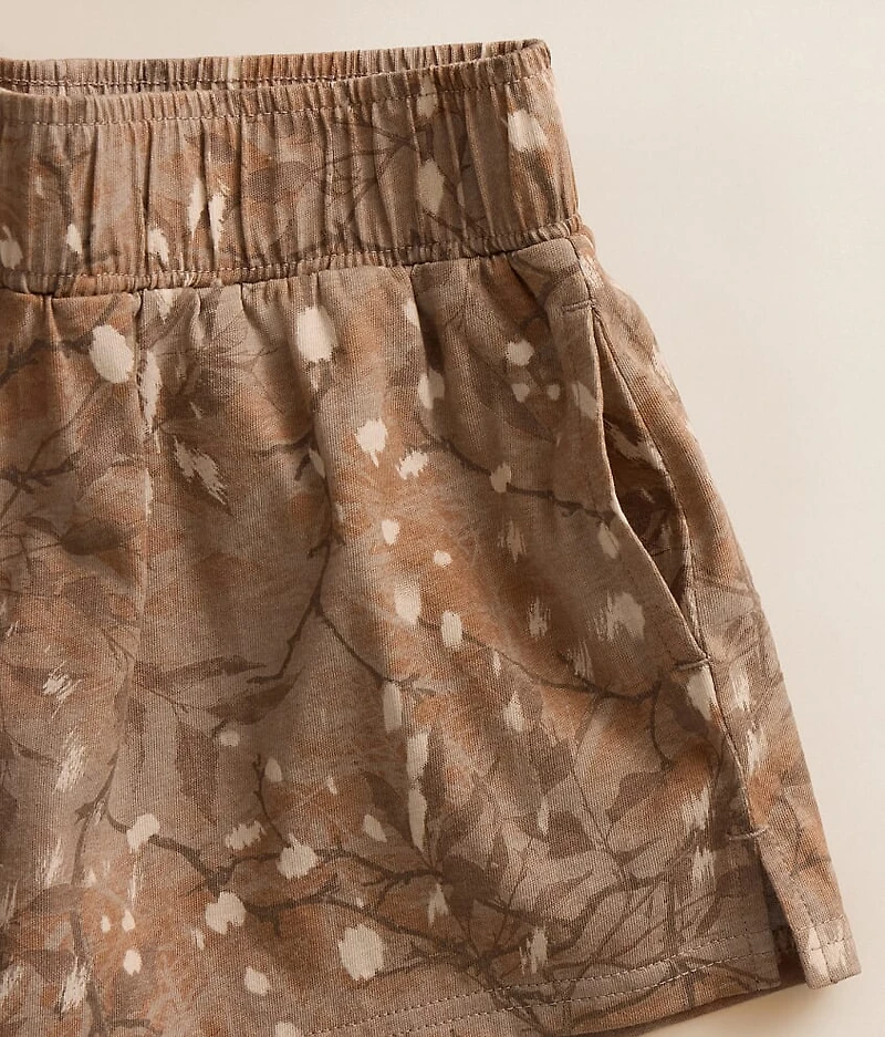 Girls - Camo Stretch Shorts
