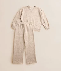 Girls - Cheetah Wide Leg Pant