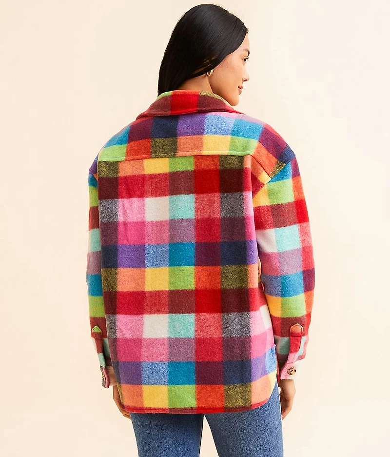 Plaid Fleece Shacket