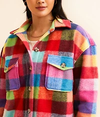 Plaid Fleece Shacket