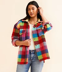 Plaid Fleece Shacket