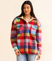 Plaid Fleece Shacket
