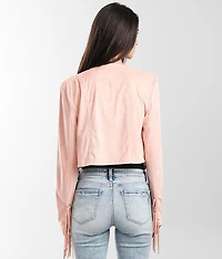 Fringe Cropped Jacket