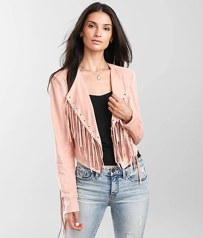 Fringe Cropped Jacket