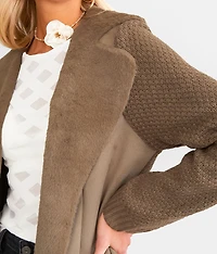 Faux Suede Jacket