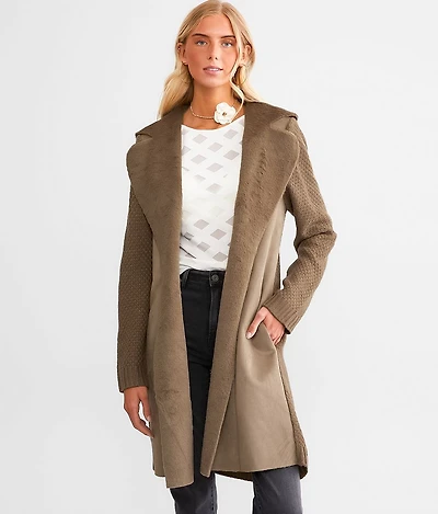 Faux Suede Jacket