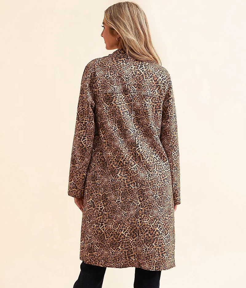 Cheetah Trench Jacket