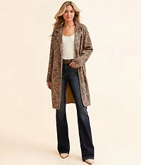 Cheetah Trench Jacket
