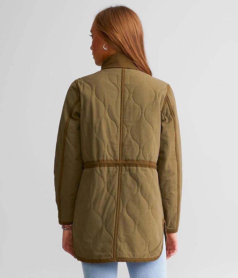 Quilted Ripstop Shacket