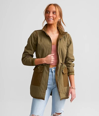 Quilted Ripstop Shacket