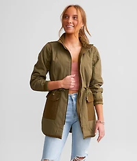 Quilted Ripstop Shacket