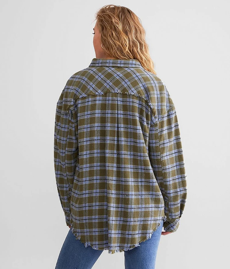 Plaid Boyfriend Flannel Shirt