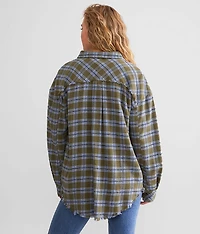 Plaid Boyfriend Flannel Shirt