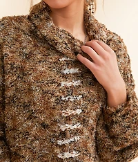 Marled Eyelash Sweater