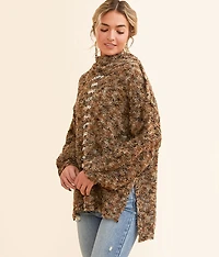 Marled Eyelash Sweater