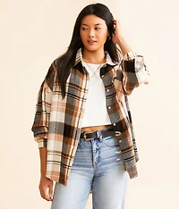 Textured Plaid Shirt