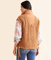 Oversized Sherpa Vest